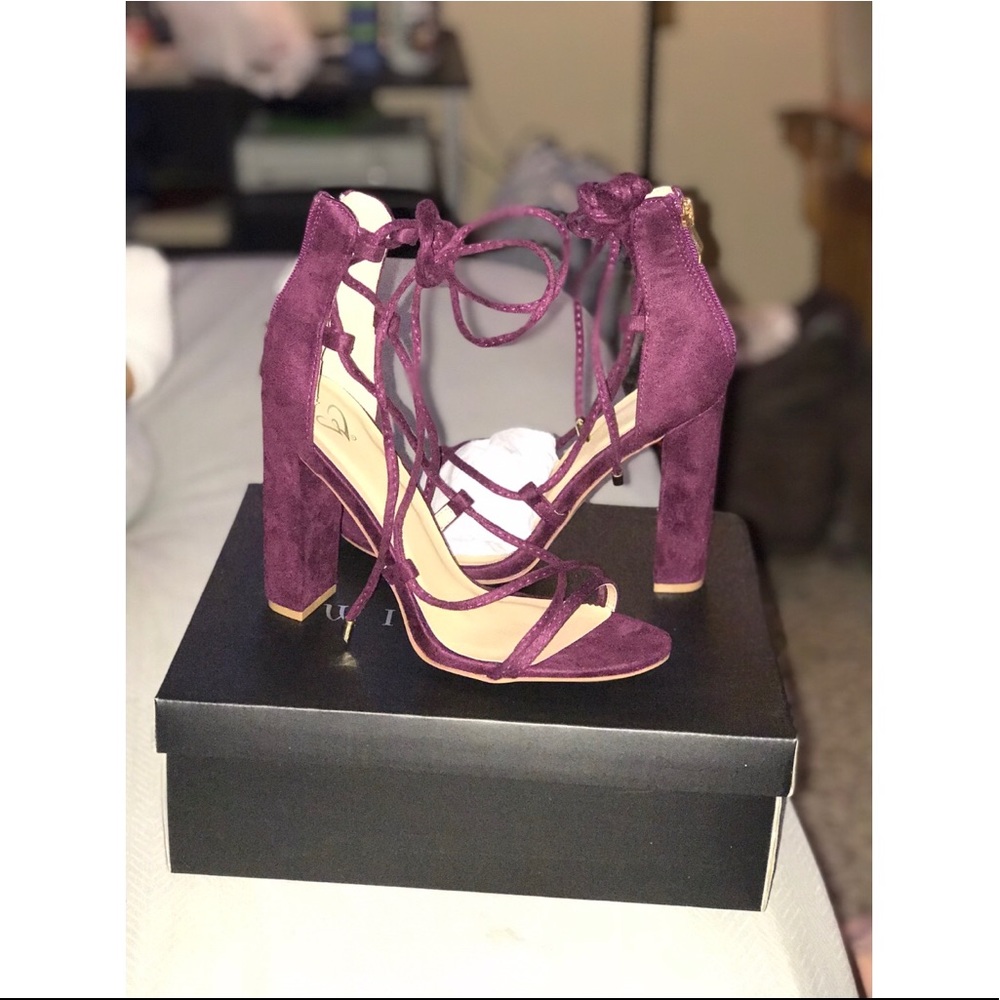 Strappy heels